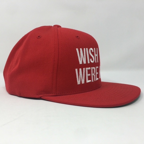 Wish You Were Beer Snapback Hat - Picture 3 of 6